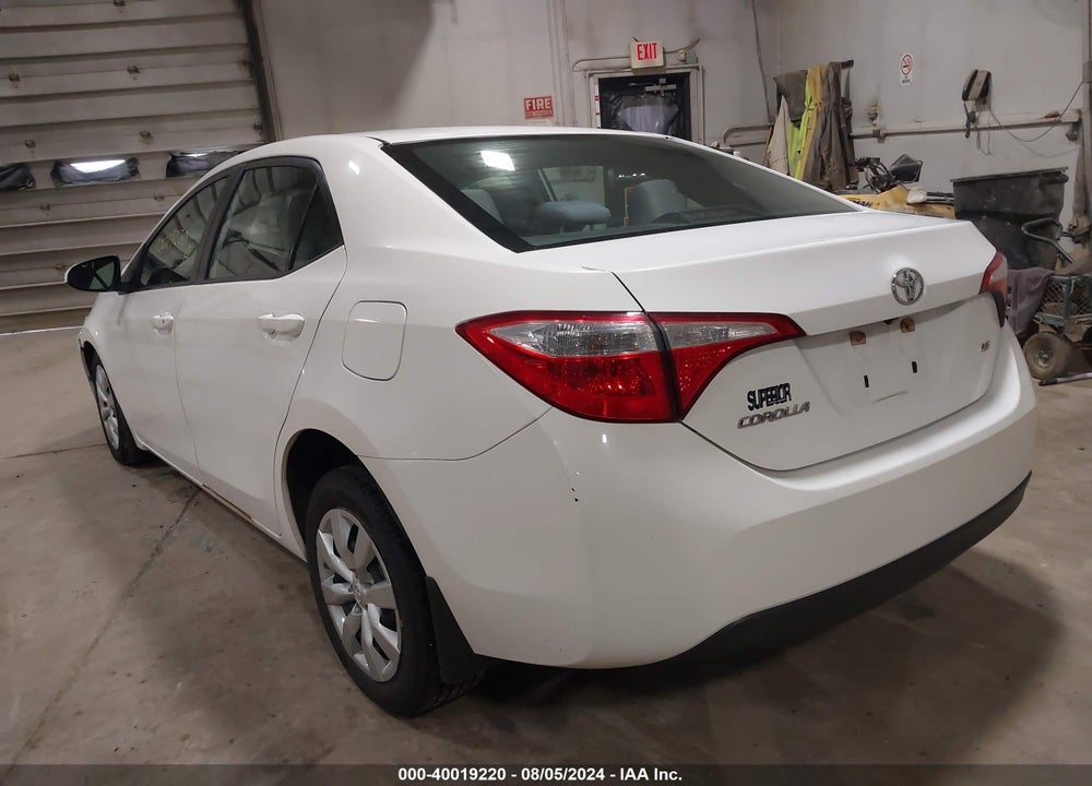 2014 TOYOTA COROLLA LE VIN: 5YFBURHEXEP139969