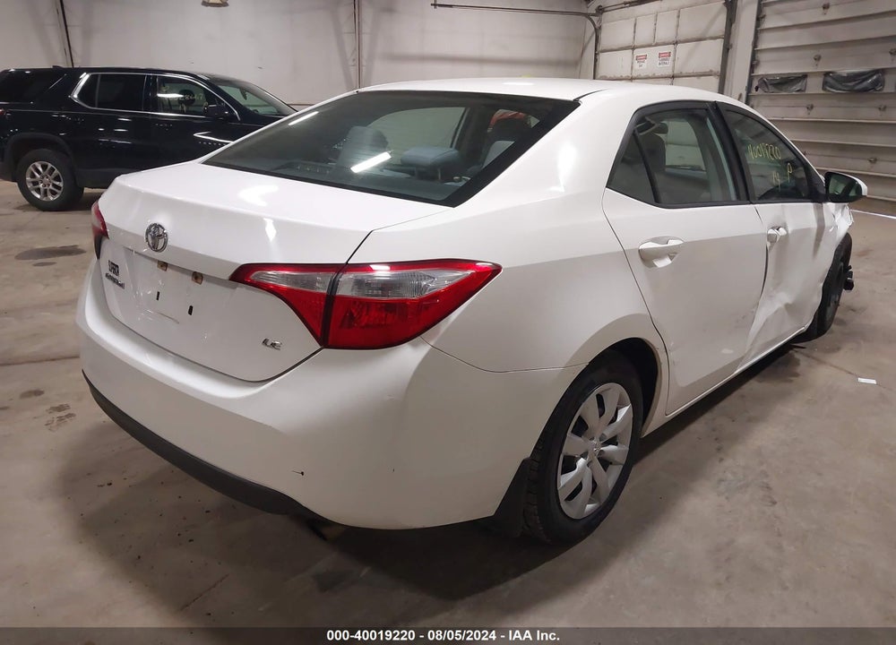 2014 TOYOTA COROLLA LE VIN: 5YFBURHEXEP139969
