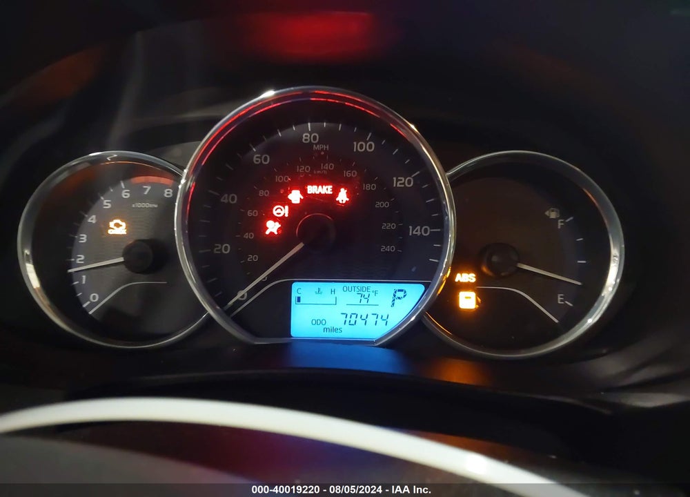 2014 TOYOTA COROLLA LE VIN: 5YFBURHEXEP139969