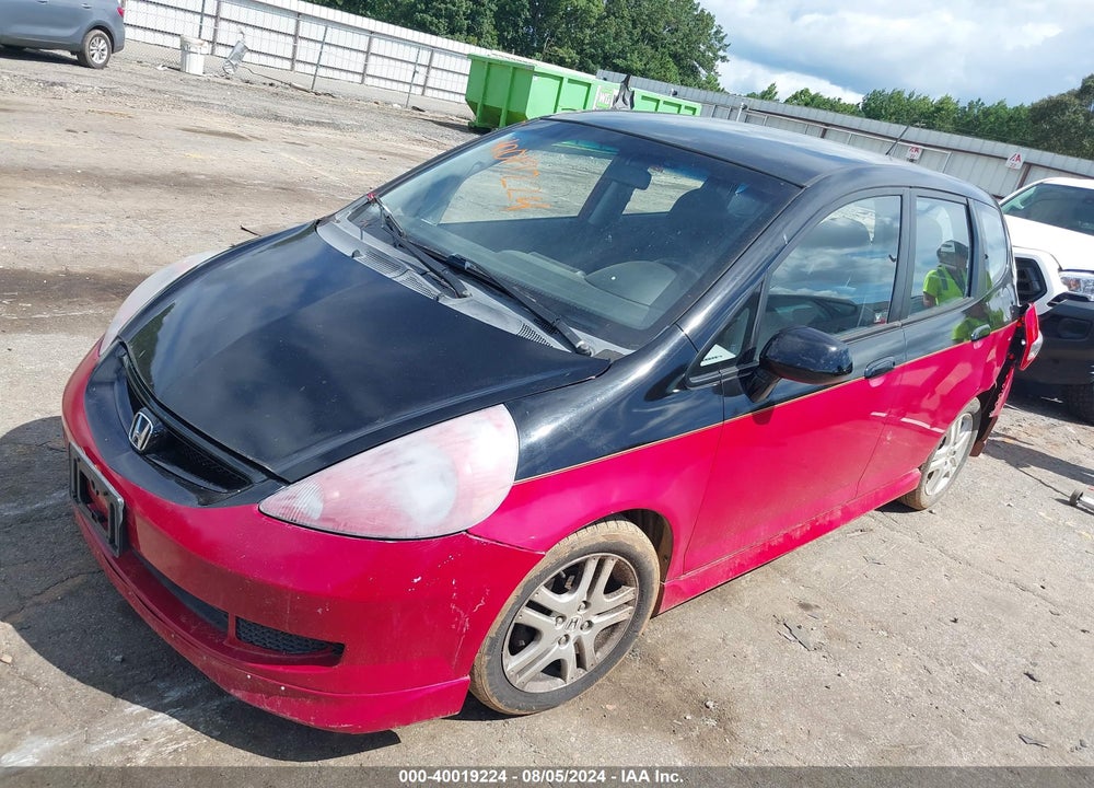 2007 HONDA FIT SPORT VIN: JHMGD38657S052993