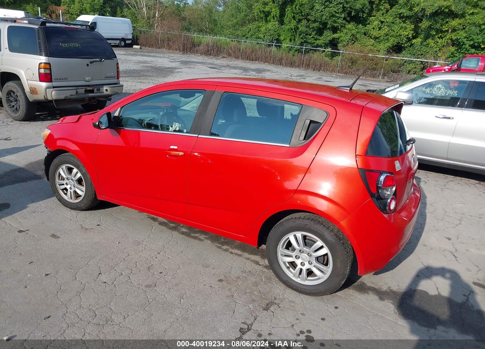 2012 CHEVROLET SONIC 2LT VIN: 1G1JC6SB7C4231240