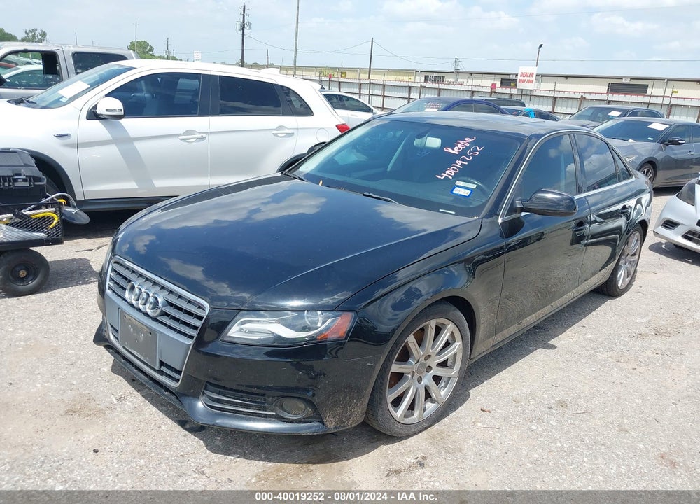 2010 AUDI A4 2.0T PREMIUM VIN: WAUEFAFL0AN003512