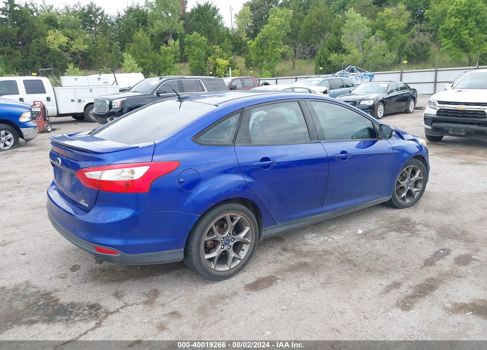 2013 FORD FOCUS SE VIN: 1FADP3F29DL375130