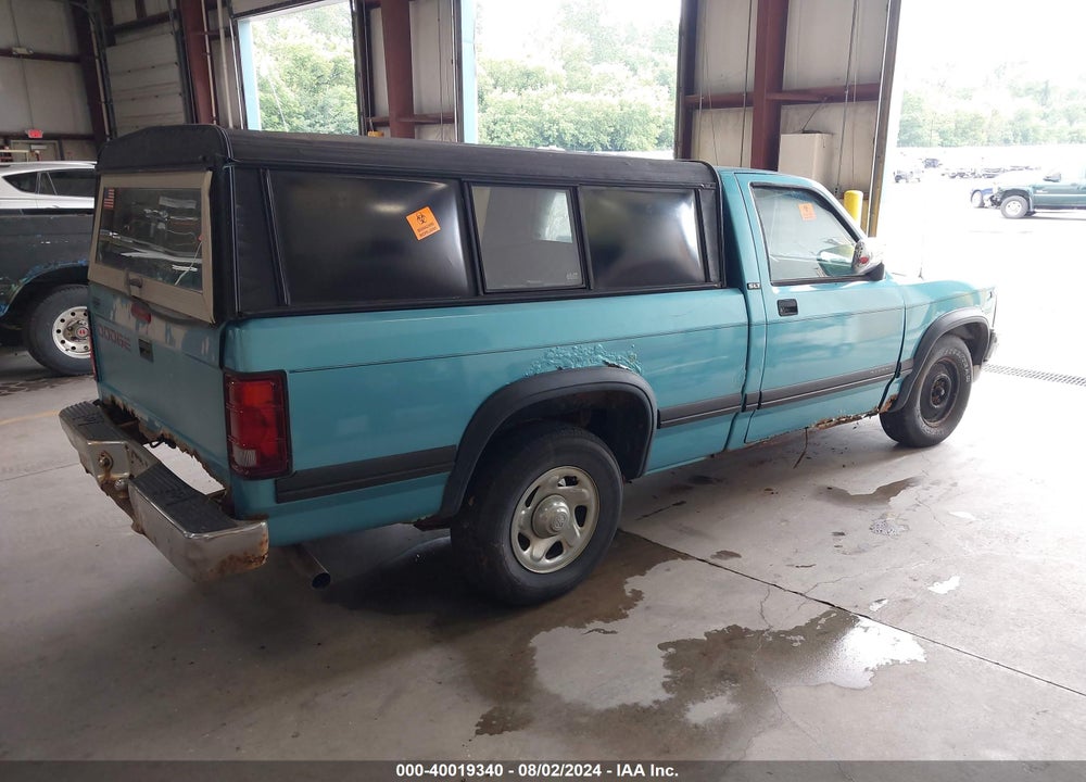 1996 DODGE DAKOTA VIN: 1B7FL26X7TS582768