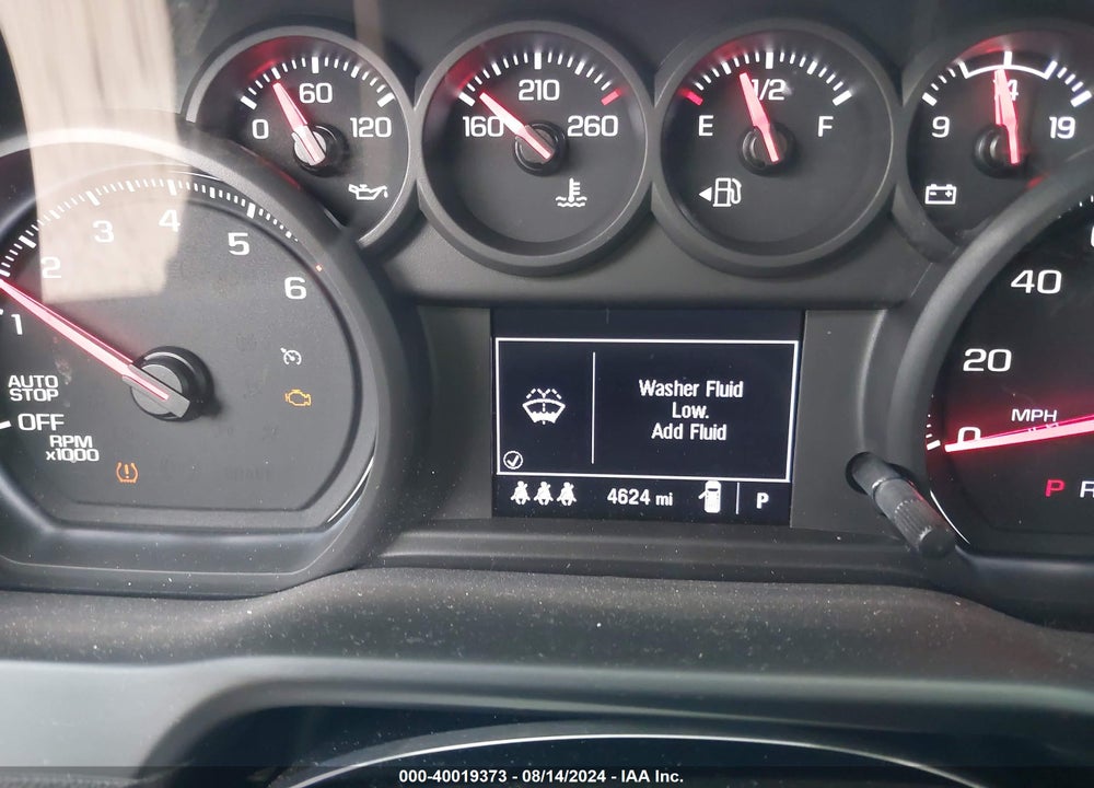 2024 CHEVROLET SILVERADO 1500 4WD SHORT BED CUSTOM VIN: 1GCPDBEK4RZ235776