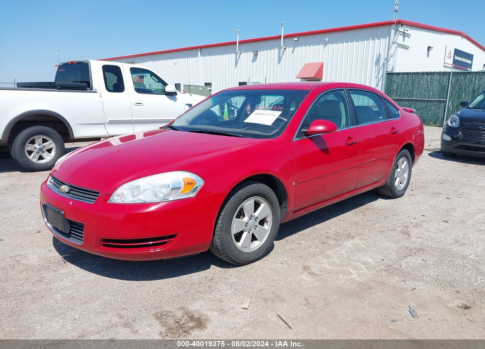 2008 CHEVROLET IMPALA LT VIN: 2G1WT58K381313329