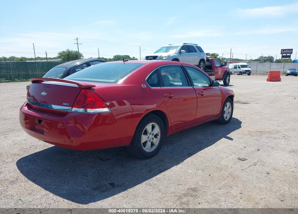 2008 CHEVROLET IMPALA LT VIN: 2G1WT58K381313329