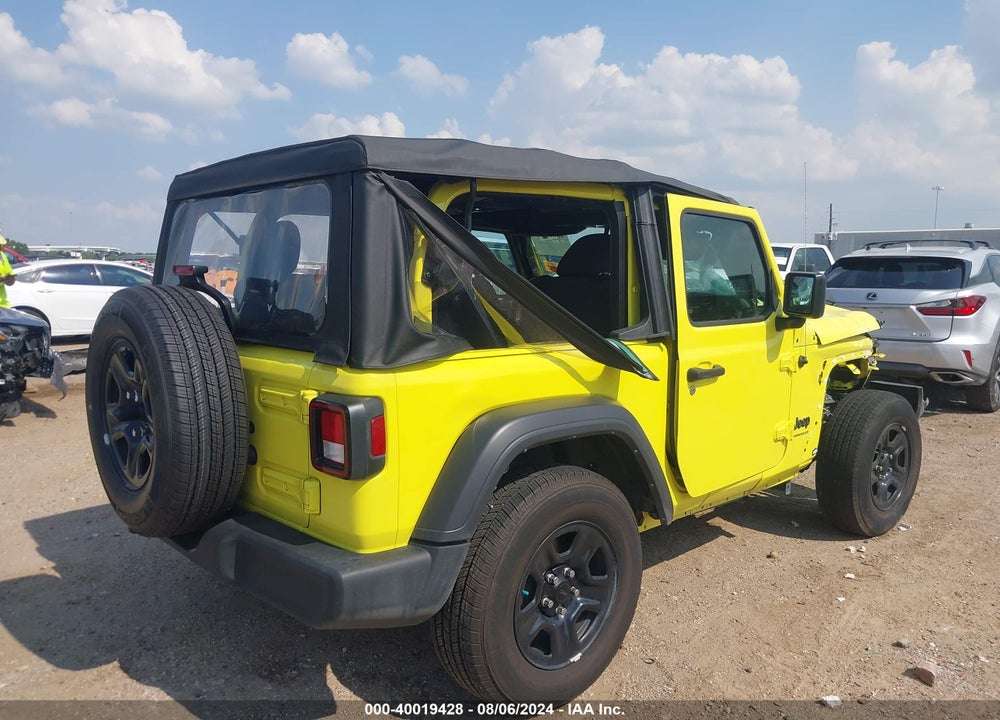 2023 JEEP WRANGLER 2-DOOR SPORT 4X4 VIN: 1C4GJXAN8PW576070