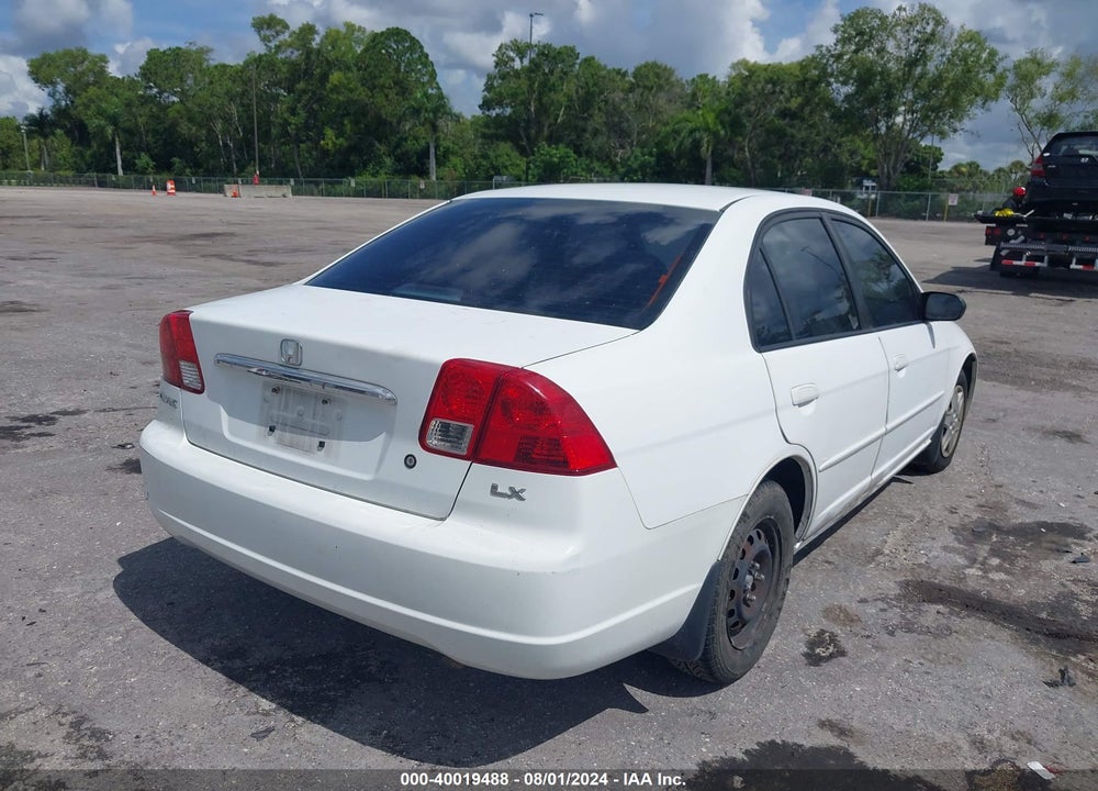 2003 HONDA CIVIC LX VIN: 2HGES16573H588733