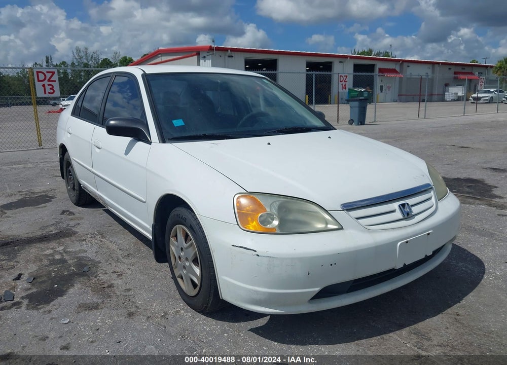 2003 HONDA CIVIC LX VIN: 2HGES16573H588733