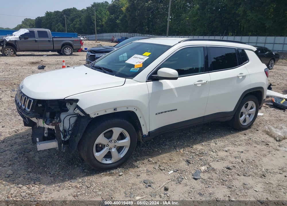 2018 JEEP COMPASS LATITUDE FWD VIN: 3C4NJCBB2JT463880