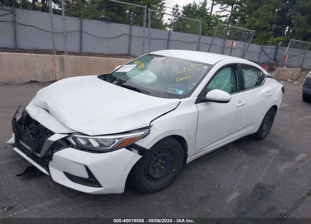 2020 NISSAN SENTRA S XTRONIC CVT VIN: 3N1AB8BV2LY313196