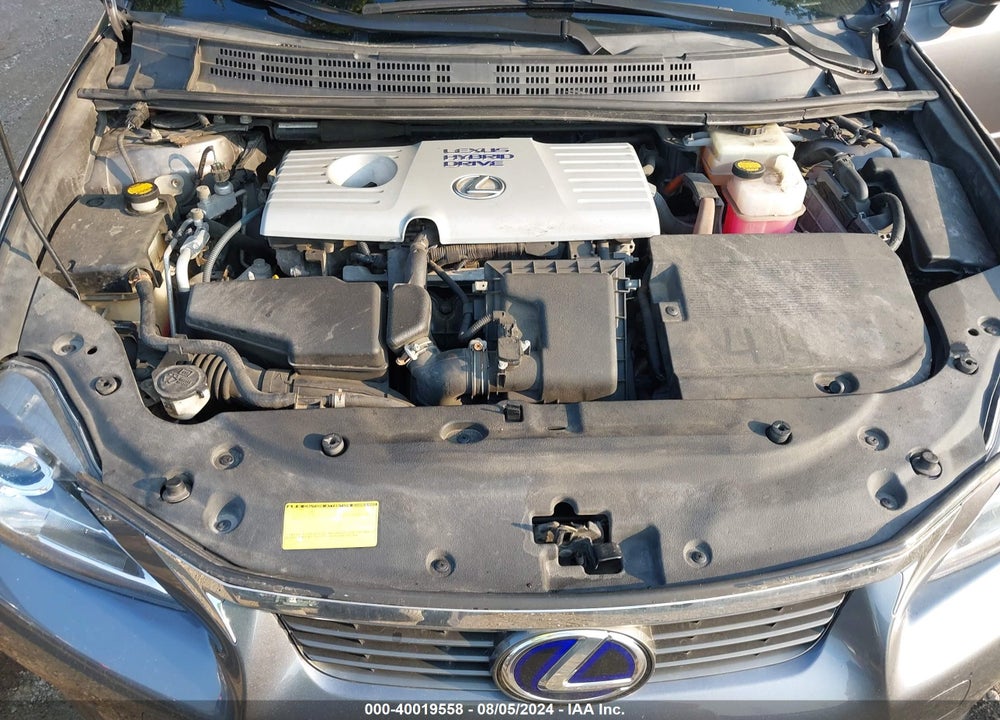 2012 LEXUS CT 200H PREMIUM VIN: JTHKD5BH2C2092619