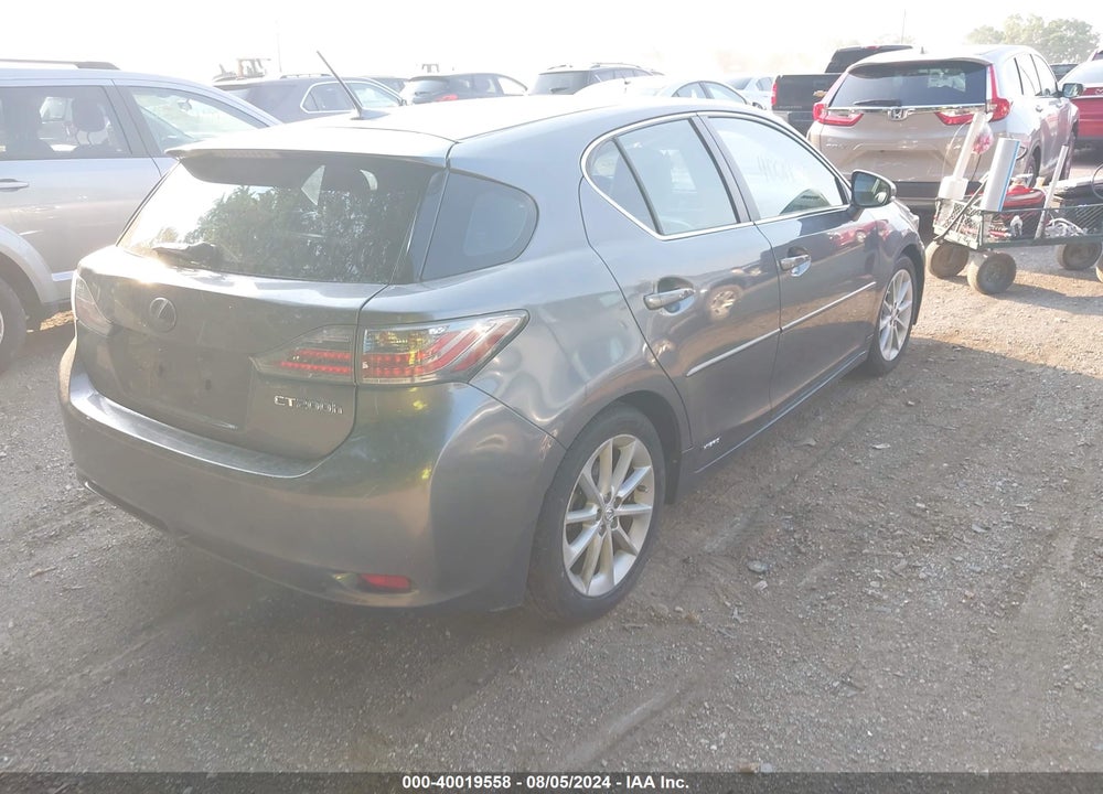 2012 LEXUS CT 200H PREMIUM VIN: JTHKD5BH2C2092619