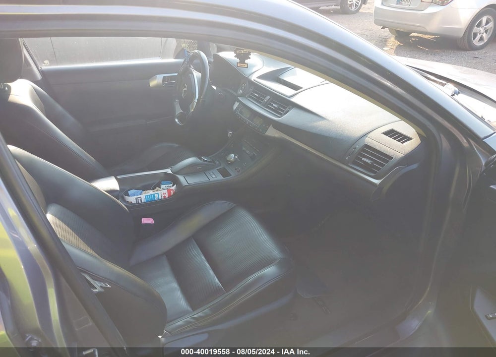 2012 LEXUS CT 200H PREMIUM VIN: JTHKD5BH2C2092619