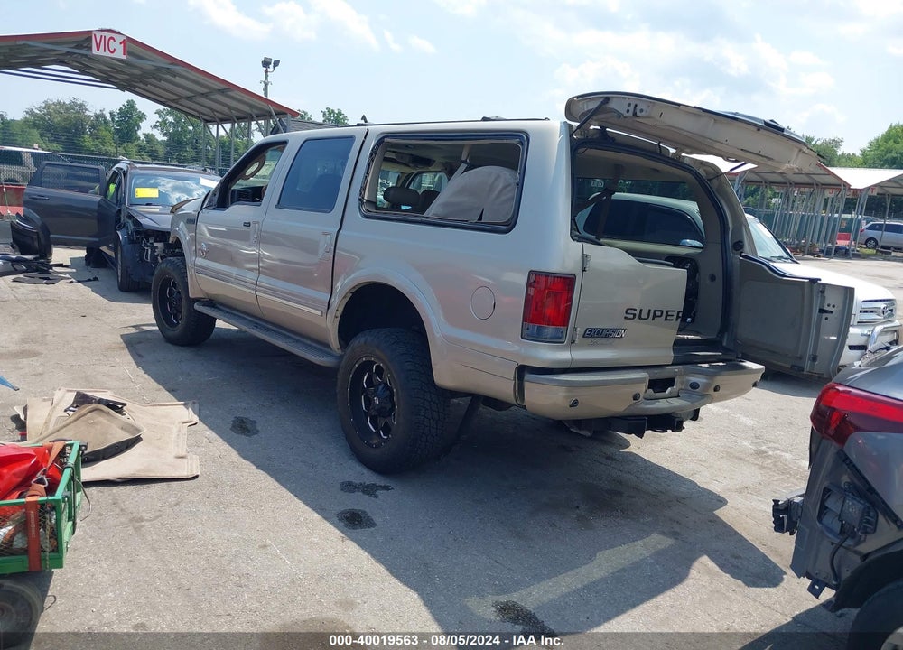 2005 FORD EXCURSION LIMITED VIN: 1FMNU43S25ED42473