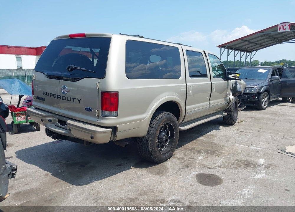 2005 FORD EXCURSION LIMITED VIN: 1FMNU43S25ED42473