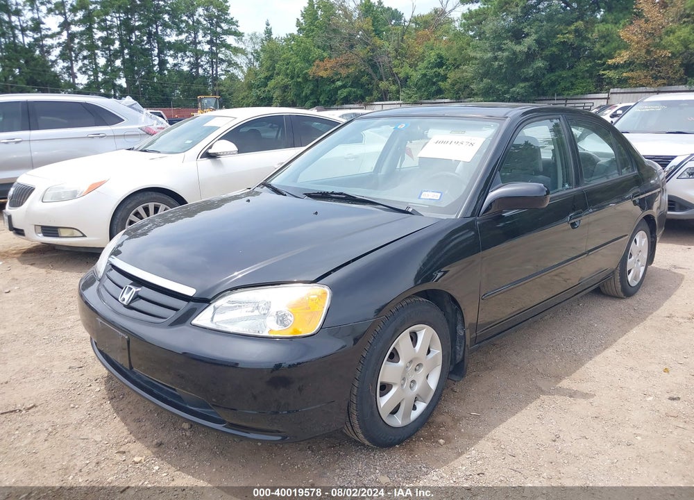 2002 HONDA CIVIC EX VIN: 2HGES26842H531131