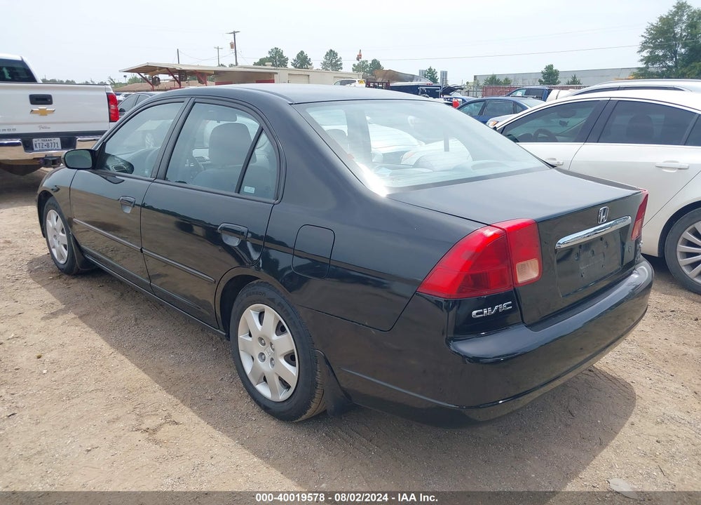2002 HONDA CIVIC EX VIN: 2HGES26842H531131