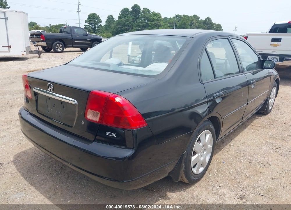 2002 HONDA CIVIC EX VIN: 2HGES26842H531131