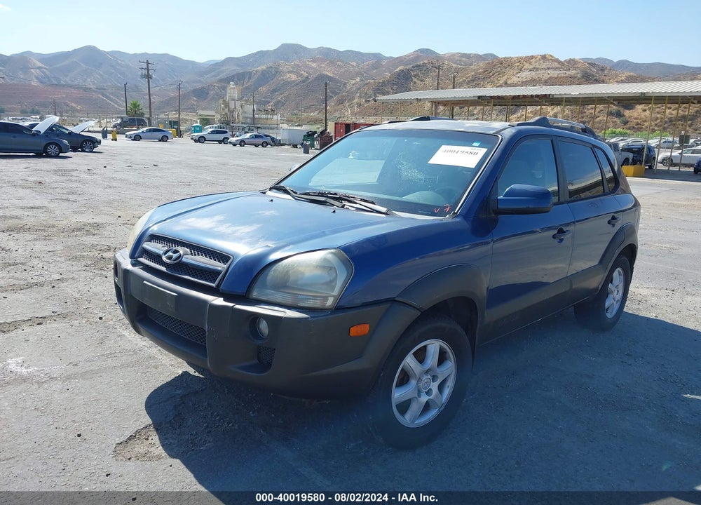 2005 HYUNDAI TUCSON GLS/LX VIN: KM8JN12DX5U059192