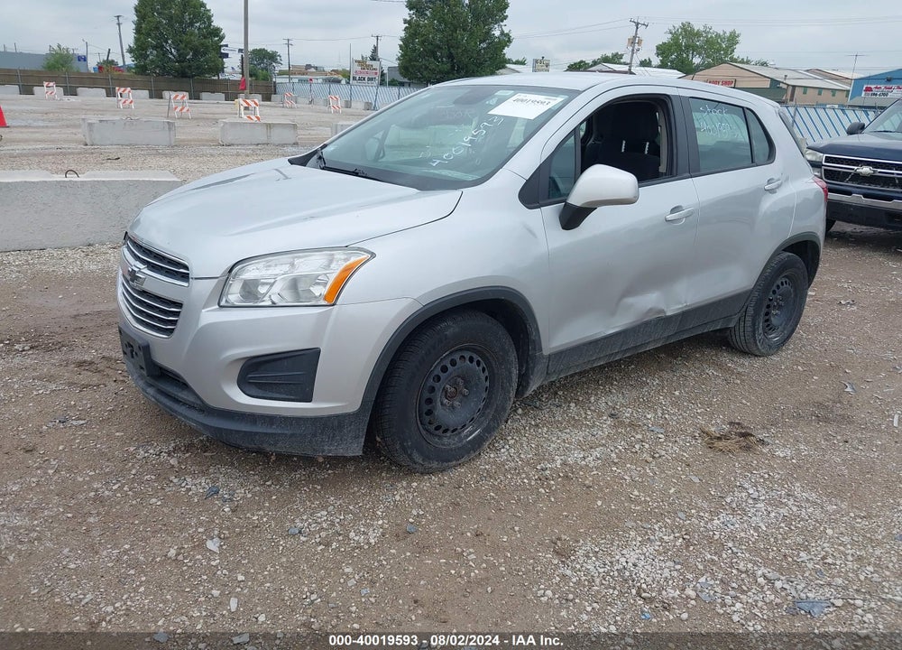 2016 CHEVROLET TRAX 1LS VIN: 3GNCJKSB8GL258534