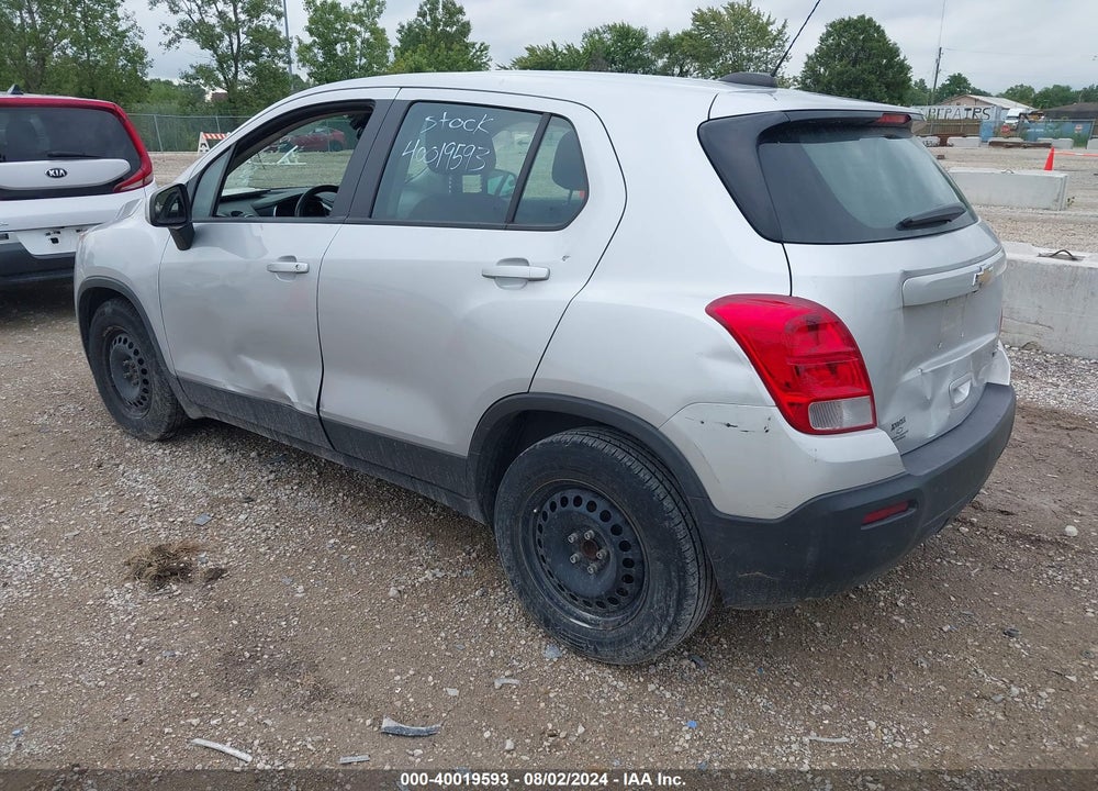 2016 CHEVROLET TRAX 1LS VIN: 3GNCJKSB8GL258534