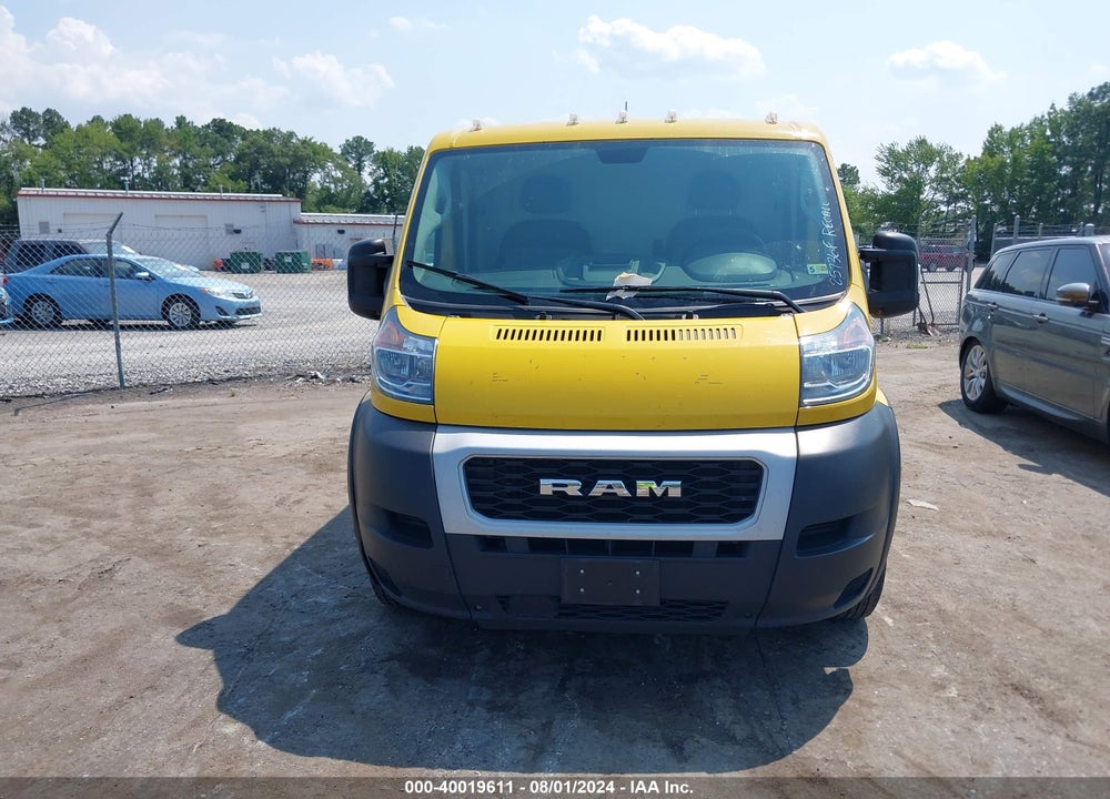 2022 RAM PROMASTER 1500 LOW ROOF 136 WB VIN: 3C6LRVAG6NE109550