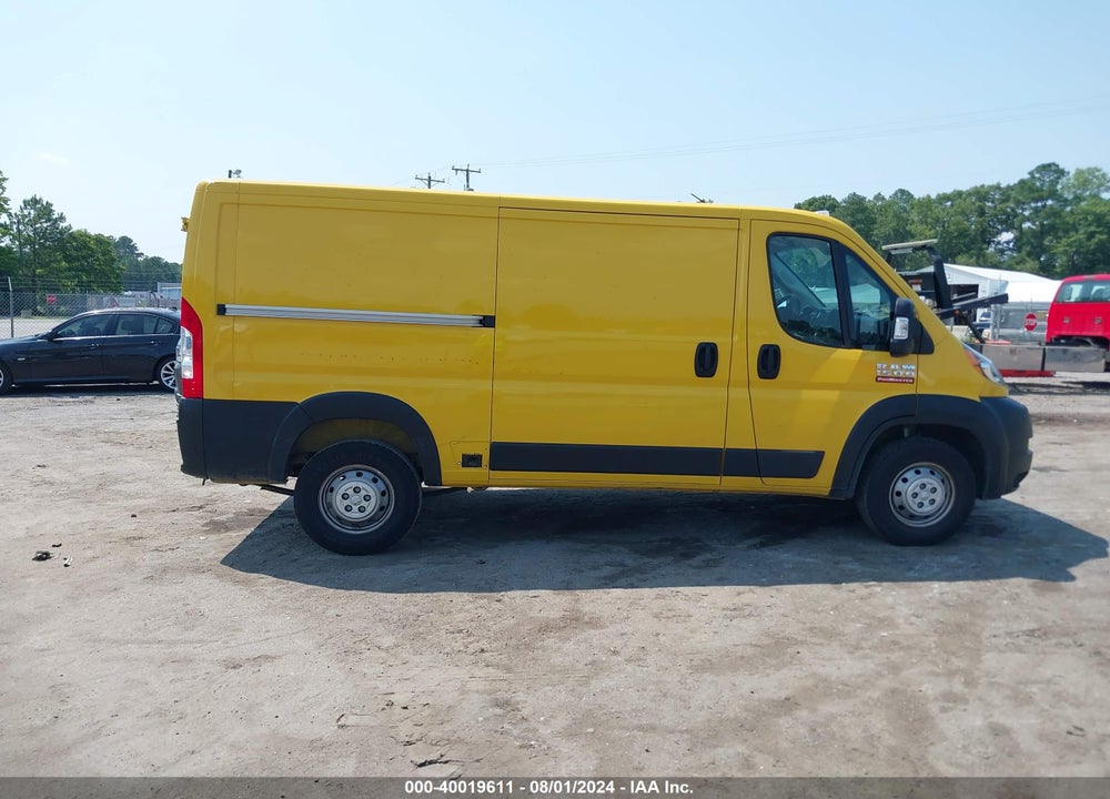 2022 RAM PROMASTER 1500 LOW ROOF 136 WB VIN: 3C6LRVAG6NE109550