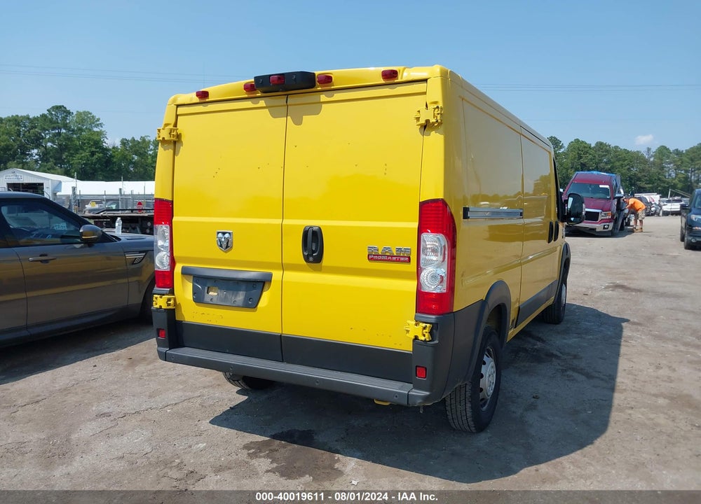 2022 RAM PROMASTER 1500 LOW ROOF 136 WB VIN: 3C6LRVAG6NE109550