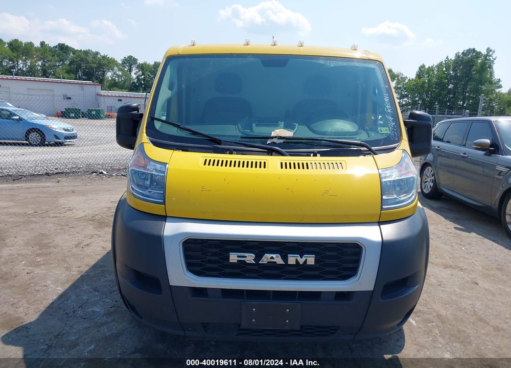 2022 RAM PROMASTER 1500 LOW ROOF 136 WB VIN: 3C6LRVAG6NE109550