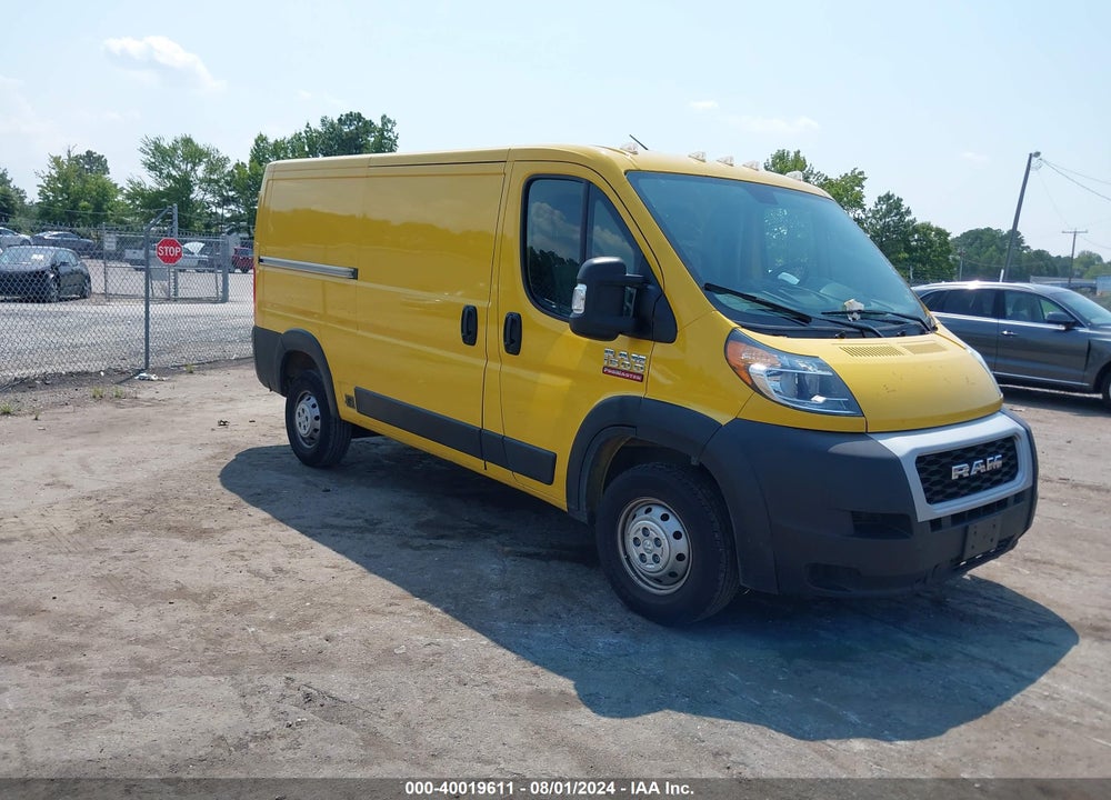 2022 RAM PROMASTER 1500 LOW ROOF 136 WB VIN: 3C6LRVAG6NE109550