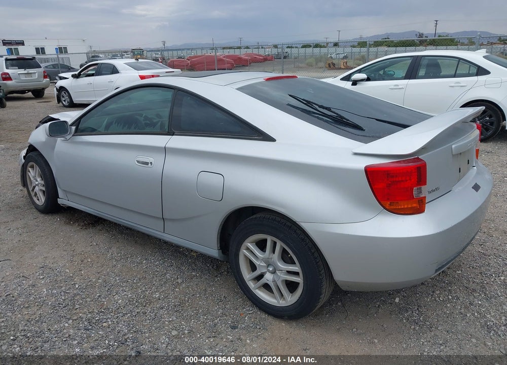 2000 TOYOTA CELICA GT VIN: JTDDR32T3Y0047664
