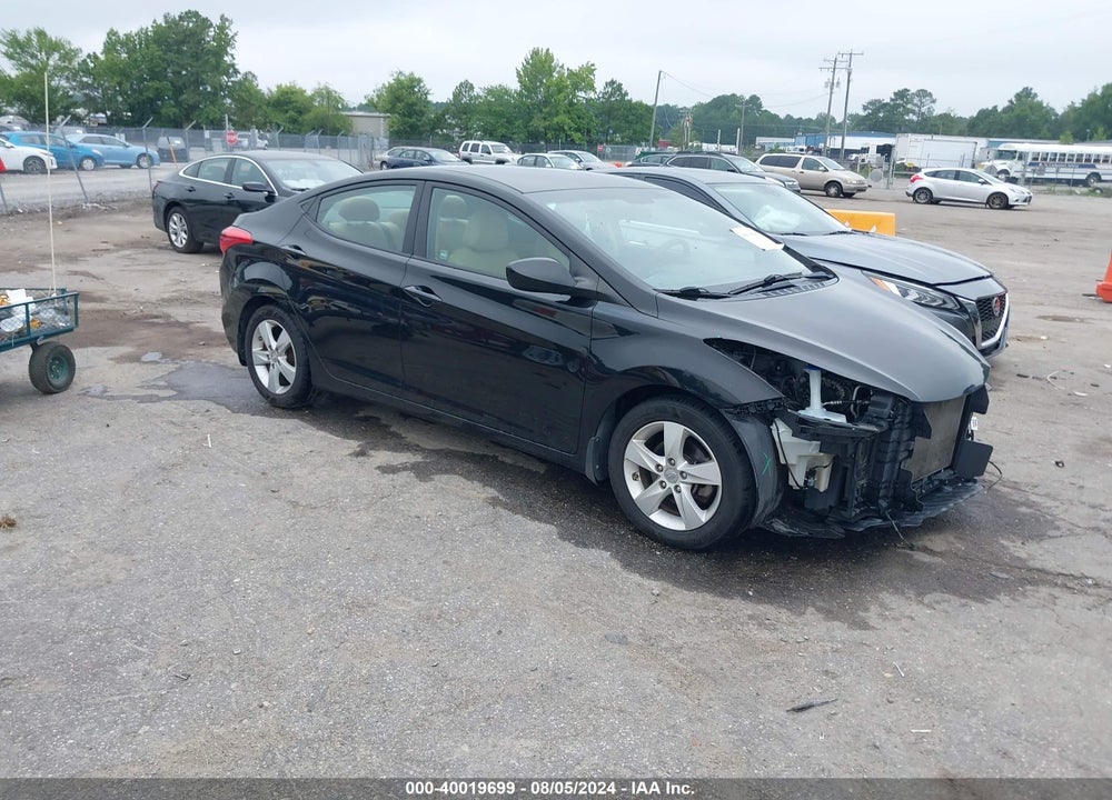 2013 HYUNDAI ELANTRA GLS VIN: 5NPDH4AE1DH234085