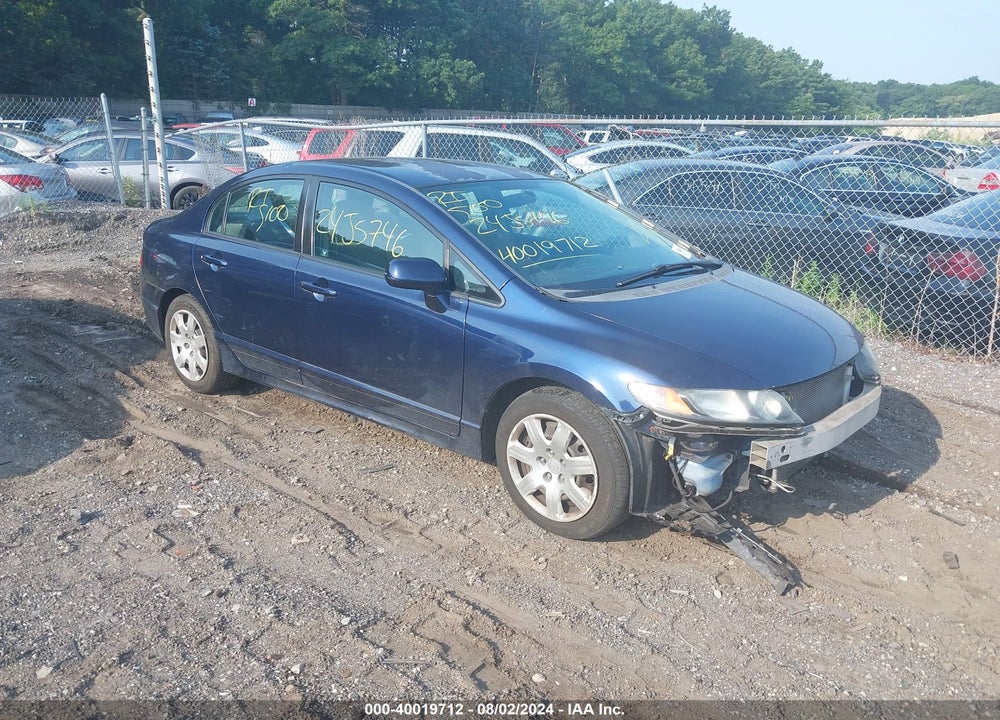 2010 HONDA CIVIC LX VIN: 2HGFA1F58AH587210