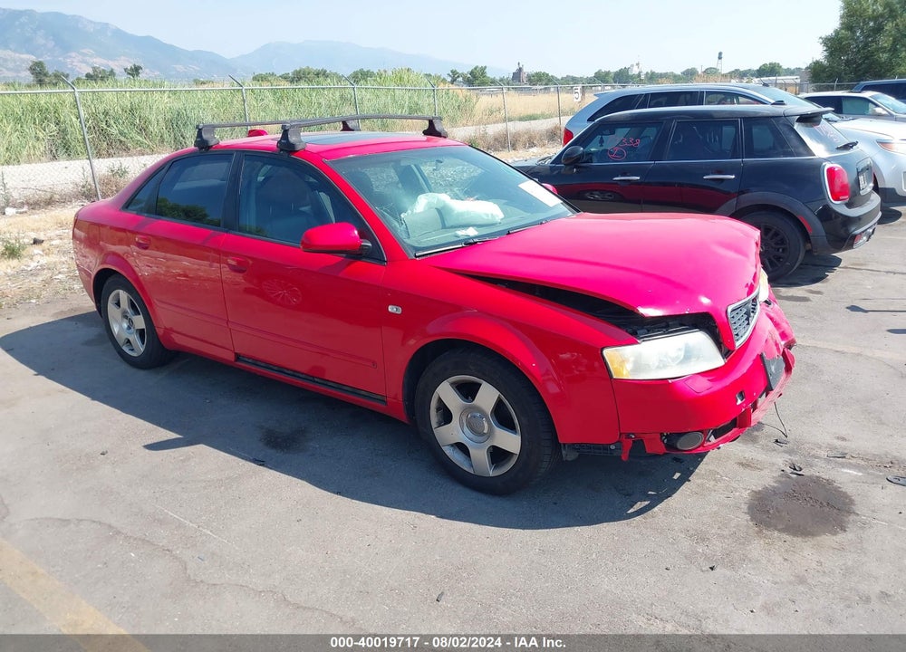 2004 AUDI A4 1.8T VIN: WAULC68E94A290145