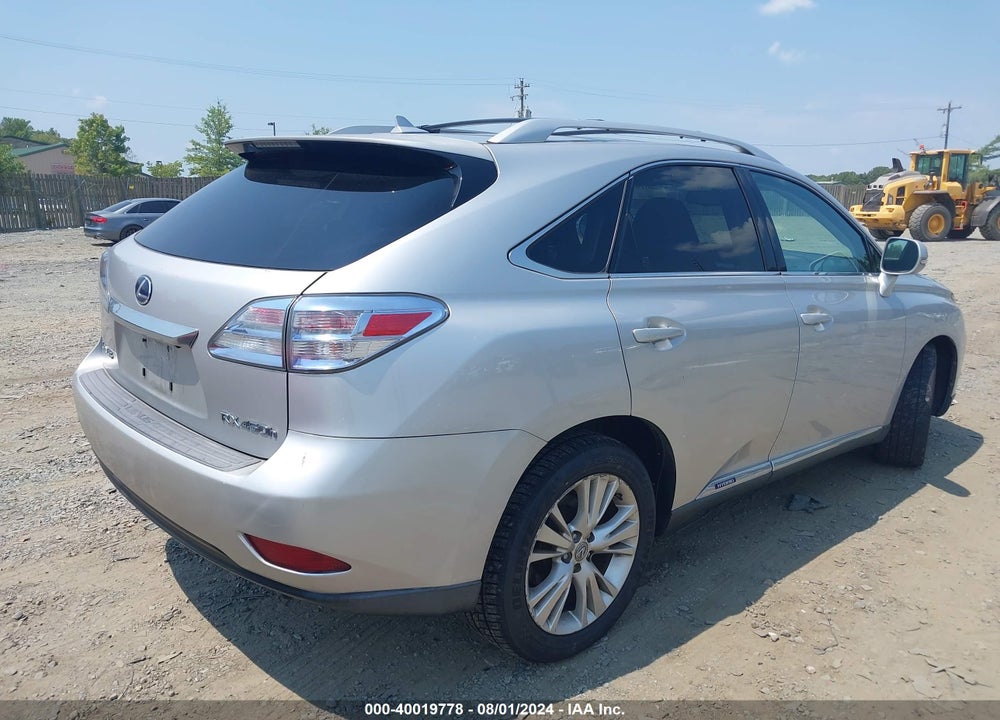 2010 LEXUS RX 450H VIN: JTJBC1BA6A2031400