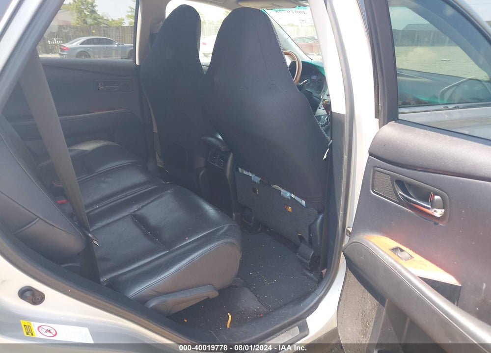 2010 LEXUS RX 450H VIN: JTJBC1BA6A2031400