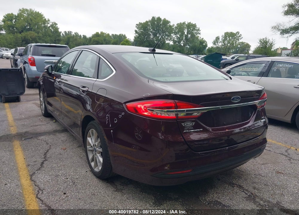 2017 FORD FUSION SE VIN: 3FA6P0HD2HR311752