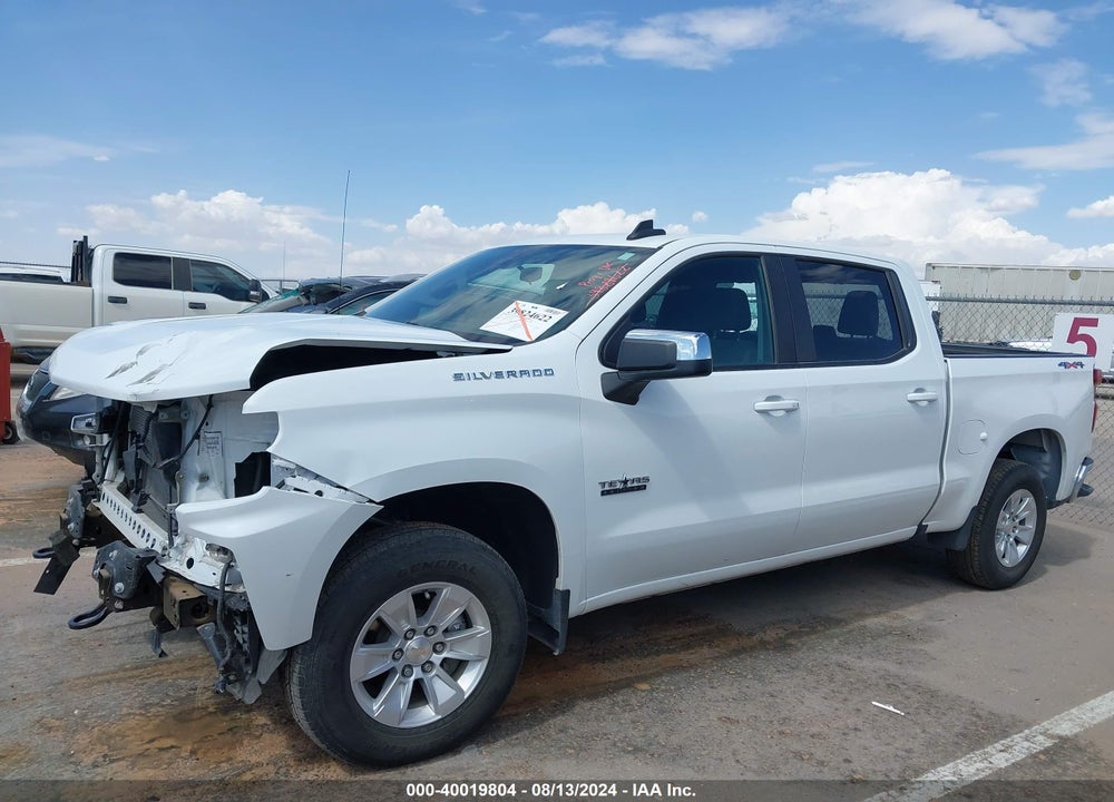 2022 CHEVROLET SILVERADO 1500 LTD 4WD SHORT BED LT VIN: 1GCUYDED2NZ123430