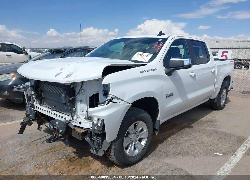 2022 CHEVROLET SILVERADO 1500 LTD 4WD SHORT BED LT VIN: 1GCUYDED2NZ123430
