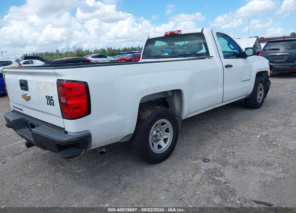 2014 CHEVROLET SILVERADO 1500 WORK TRUCK 1WT VIN: 1GCNCPEH8EZ181761
