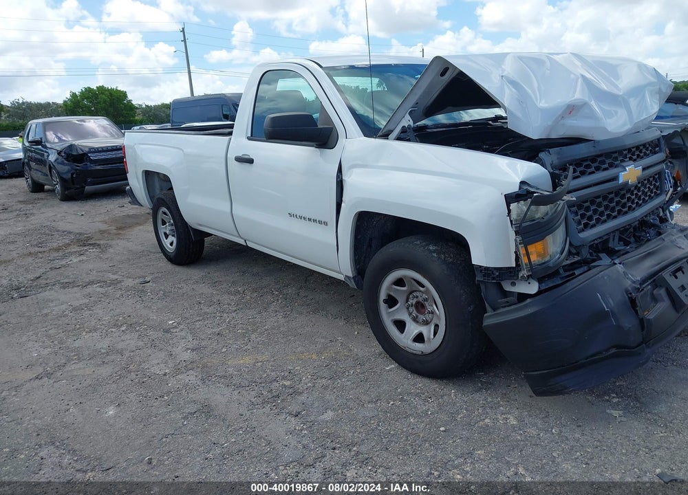 2014 CHEVROLET SILVERADO 1500 WORK TRUCK 1WT VIN: 1GCNCPEH8EZ181761