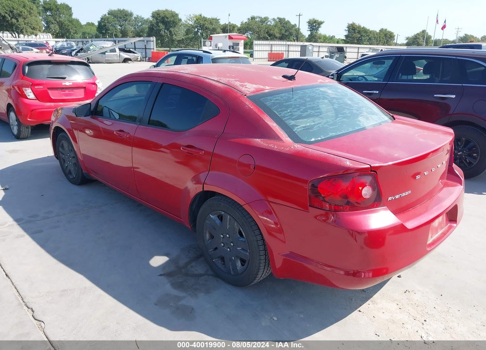 2014 AVENGER DODGE  SE VIN: 1C3CDZAB1EN147982