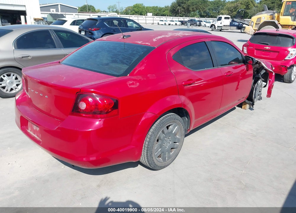 2014 AVENGER DODGE  SE VIN: 1C3CDZAB1EN147982
