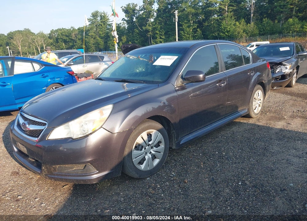 2011 SUBARU LEGACY 2.5I VIN: 4S3BMBA61B3240140