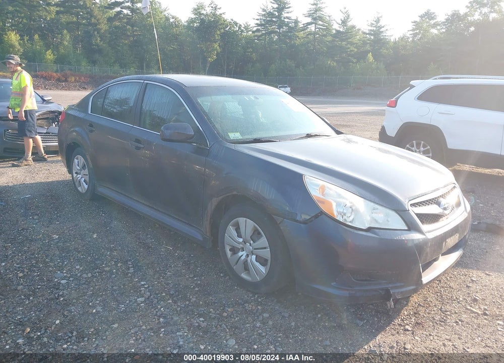 2011 SUBARU LEGACY 2.5I VIN: 4S3BMBA61B3240140