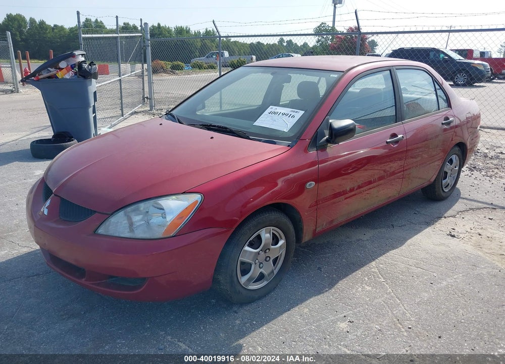 2005 MITSUBISHI LANCER ES VIN: JA3AJ26E45U032710