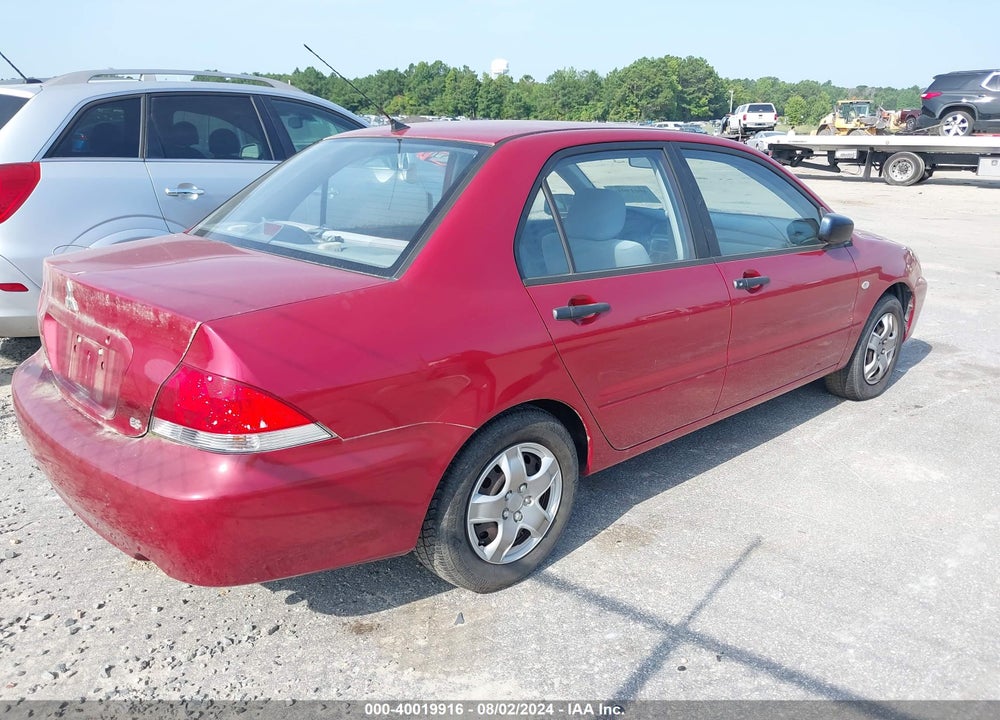 2005 MITSUBISHI LANCER ES VIN: JA3AJ26E45U032710