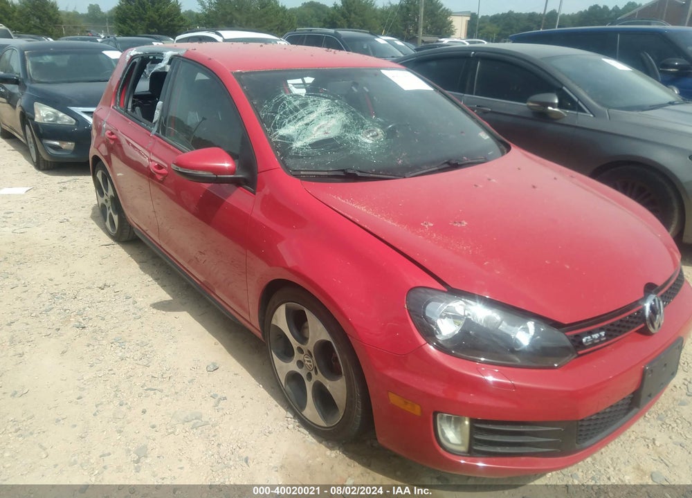 2012 VOLKSWAGEN GTI 4-DOOR VIN: WVWHD7AJXCW179267